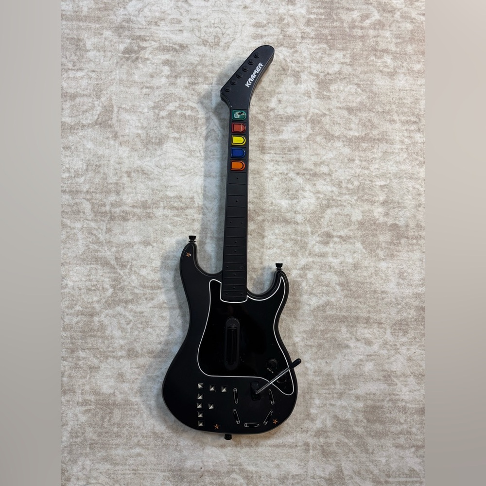 Guitar Hero Kramer Striker Wireless Guitar PS2 PS3 RedOctane No Dongle